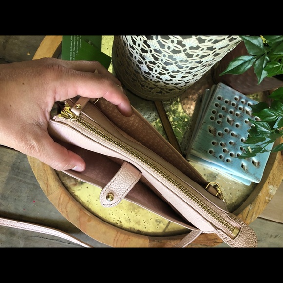 NWT Kate Spade Allegra Crossbody Wallet warmvellum - Picture 3 of 8